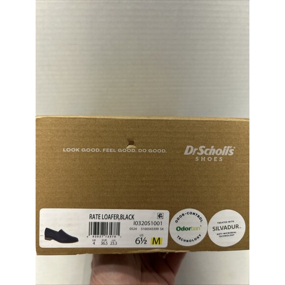 Dr. Scholls Womens Rate Loafers Black Size 6.5 M New in Box - Picture 7 of 7